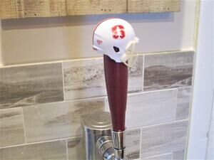 NCAA Tap Handle Stanford Cardinal Football Kegerator Pub Ale Pull Brew Beer